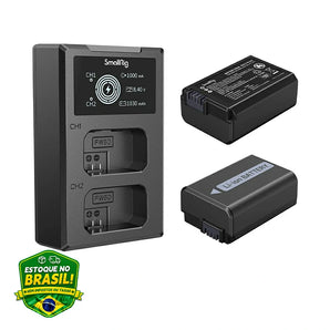 Bateria SmallRig 3818 NP-FW50 com Chip de Decodificação Completa