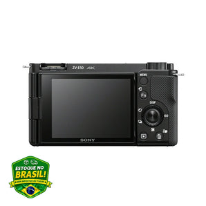 Sony ZV-E10 Mirrorless APS-C 4K – Corpo ou Kit 16-50mm